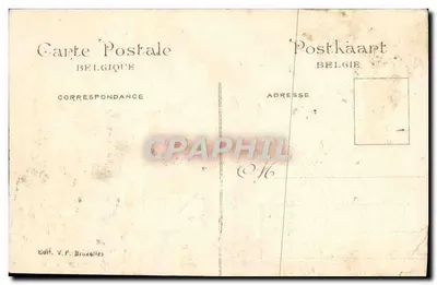 Pavillon de la Ville de Gand — Exposition Universelle Bruxelles 1910 — Éditeur V.P. Bruxelles — Rewers