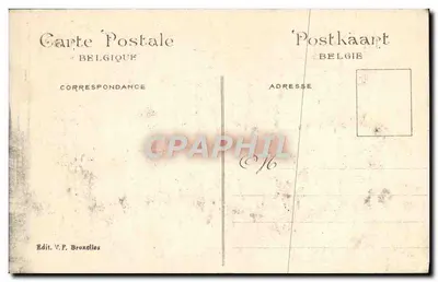 브뤼셀스 1910 세계 박람회 — 전경 '안트베르프관 및 루벤스의 집' — 발행사 V.P. 브뤼셀 — 뒷면
