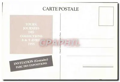 Bébé collectionneur — petite fille en robe à volants avec ruban blanc, assise devant des timbres — éditeur GB 430 — Back