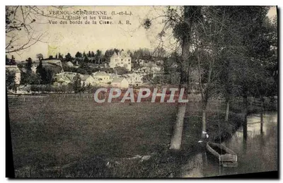 वर्नो-सर-ब्रेन (इंड्र-ए-लूअर) — सीस के किनारे और विल्ला का दृश्य — A. B.