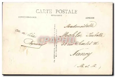 Rodovia LE VIGAN para L'AIGOUAL - Rochers de Roquelongue — C.B. Bernheim, Nancy — Verso