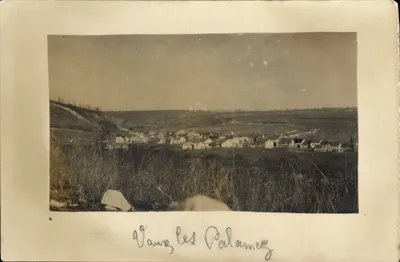 Vaugelès-les-Palamèzes — Panoramablick auf das Dorf — Unveröffentlichte Karteikarte