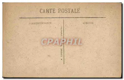 Versalles - Galería de las Batallas — Editor A. Cosse — Reverso