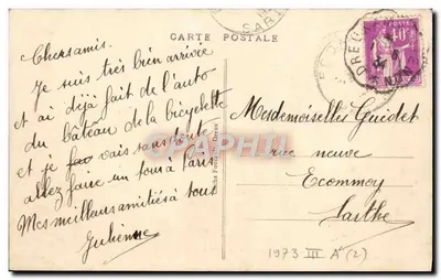 Zamek Renancourt — Dolina Eury — Wyd. Boué, w Villemieux — Rewers