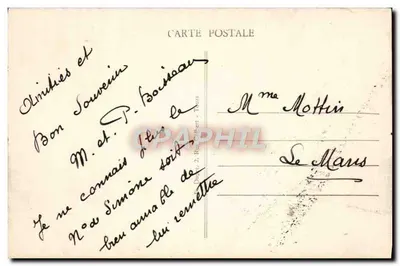 Châtellerault (Vienne) — As Promenades (lado Sul) — A.P. — Verso