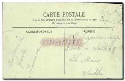 Arredores de CHERBOURG - Gréville - Les Falloises — Coleção P. B., Cherbourg — Verso