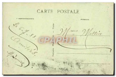 Clamart — Hospício Ferrari — Editor EM, n° 3725 — Verso