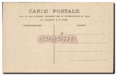 Criança em um barco — série de cartas postais — editor Carie Postale — Verso