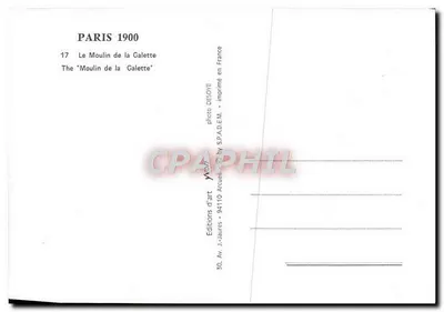 Parigi 1900 — Il Mulino della Galette — Edizioni J.-Jaures — Verso