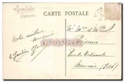 Marçay (Vienne) — Castelo do Blerson — Editor: G. & F. Pannier — Verso