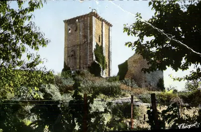 Bilhete postal moderno Moncontour La Tour du Au Cours de la Campagne de France