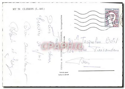 Clisson — widok panoramiczny — Wydawnictwo PECRODÉLIE — Rewers