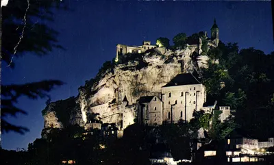 Roc-Amadour — Château médiéval sur falaise — Éditions Modernes "Théodèse", n° 23