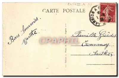 Arredores de Trégastel - Ploumanach (Côtes-du-Nord) - Le Bélier — Verso
