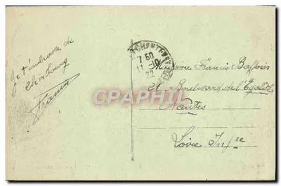 Querqueville - O Castelo — Ao redor de Cherbourg — Editor desconhecido, n° 418 — Verso