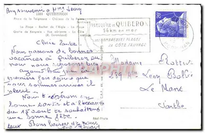 Quiberon — vista panorâmica — Réal-Photo — Verso