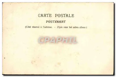 Hôtel de Ville — Bruksela — PR. 257 — Rewers