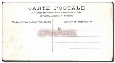 Stara pocztówka Świętych Louis Tirailleurs Senegalais — Rewers