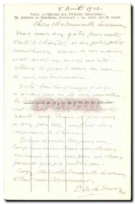 Madagascar — Ao longo das margens do Mangoro — Editor desconhecido, n° 226 — Verso