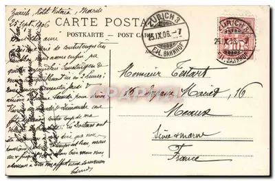 Zurich - Meer en Alpen — Monopol 1076 — Achterkant