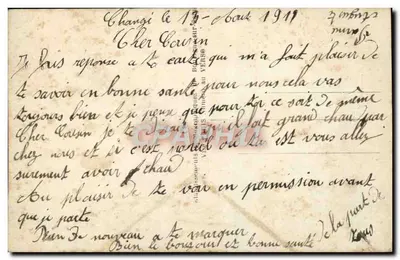 Kobieta żołnierz na kanonie — On les a — E.M. 328 — Rewers