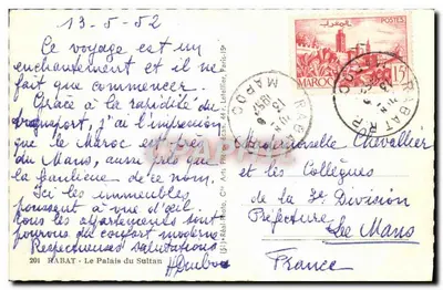 Rabat — Pałac Sultana — Cap — Rewers