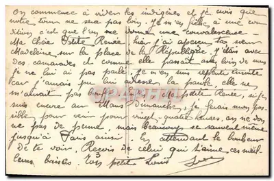 Soldat und Frau — zärtliche Szene — NÉO-PHOT, Paris, n° 84/5 — Rückseite
