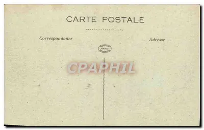 Neuilly St-Front — Rue de l'Église após a 2a Batalha da Marne 1918 — Envol-Express, Vincennes Paris — Verso