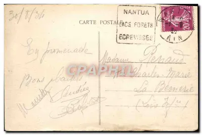 Nantua - Pont des Pierres — pont en arc sur canyon, éditeur Didier, Libraire-Éditeur, Nantua — Verso