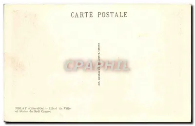 Nolay (Côte-d'Or) — Pałac Miejski i Pomnik Sadi Carnota — Rewers