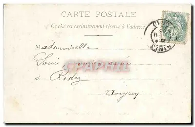 Nîmes — Jardim da Fontaine — B.F. Chalon-s-Saône, n°160 — Verso