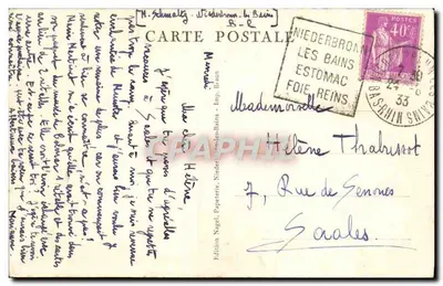 Ruiny Niederbrenn-les-Bains — wyd. Nagel, Niederbrenn-les-Bains, nr 6520 — Rewers