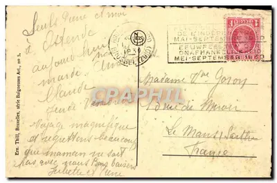 Ostende — Wielcy i Młodzi bawią się w wodzie — Wydawca Neis, seria Art. n°5 — Rewers
