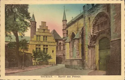 Tournay — Mercado dos Potereis — Editor anônimo, número de série não visível
