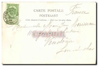 Anvers — Widok portu i panorama zatoki — G. Hermans, Anvers, N. 12 — Rewers
