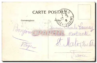 Anvers — Natychmiastowy widok z przystani Steen — Bruxelles-Tentoonstelling 1910 — Rewers