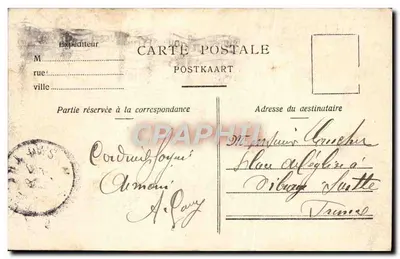 Brussel - Paleis van Justitie — Tentoonstelling van 1910 — onbekende uitgever — Achterkant