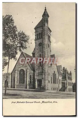 Primeira Igreja Metodista Episcopal, Massillon, Ohio — editor não visível