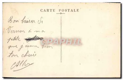 Vernon (Eure) — Point de vue de la côte St-Michel et le banc du Touring-Club — Rewers