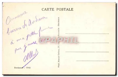 Bordeaux — Porte Bourgogne — M.D. — Delboy — Rewers