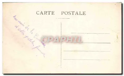 Entorno de LA COURTINE — LA BOURBOULE — Vista general — Edición J. L. — Reverso