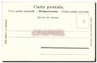 Ilha de St Pierre - Quarto de J.J. Rousseau — Édition Burgot, Lith. Saint-Imier, n°2192 — Verso