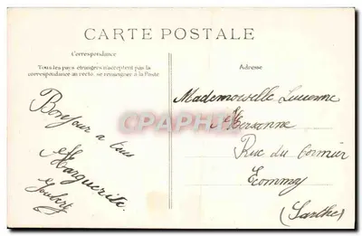 Saint-Malo — O Túmulo de Châteaubriand — Costa da Émeraude — Editor E.P.D. n°2889 — Verso