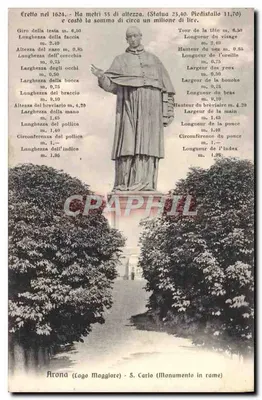 Arona (Cago Maggiore) - S. Carlo (Monumento in rame)