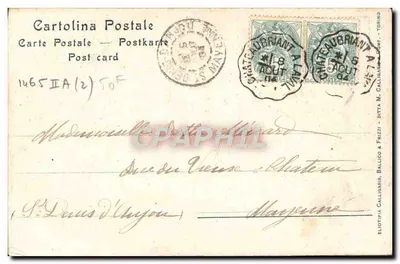 Torino – Panorama — widok z lotu ptaka miasta — wydane przez Eliotipia Calligaris, Ballico & Frizzi — Rewers