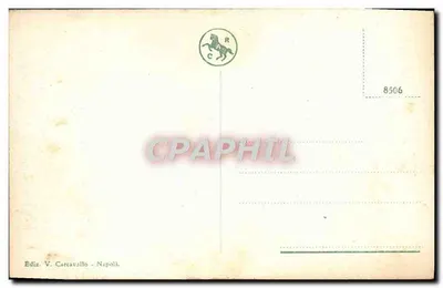 Nápoles - Via Litoranea - Palácio Real — Verso