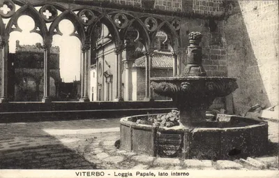 Viterbo — Loggia Papale, lato interno — wyd. Giacomin Giuseppe n°20510