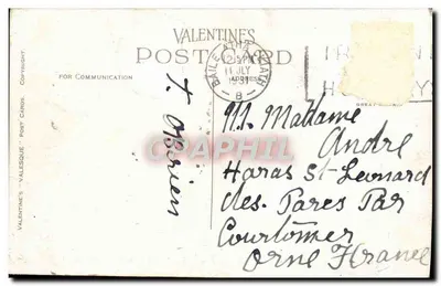 Gap of Dunloe, Killarney — widok panoramiczny — Valentine's Postcards nr 27507 — Rewers
