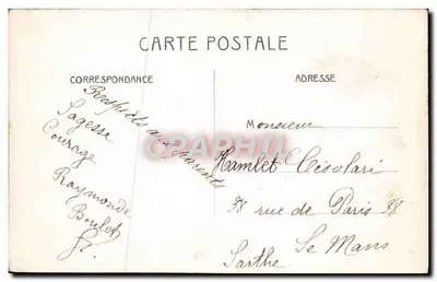 Crèvecoeur-le-Grand — De Gendarmerie — Edit. Pelletier-Ronssel — Achterkant
