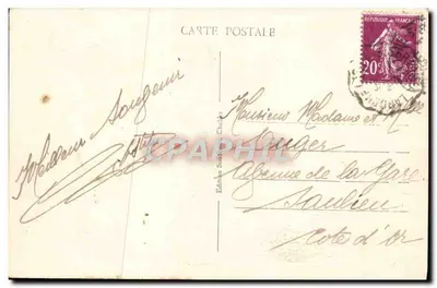 Chablis (Yonne) - Serein — Wydawnictwo Siméon, n°10 — Rewers